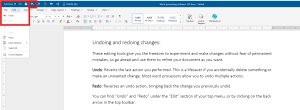 building a resume on word